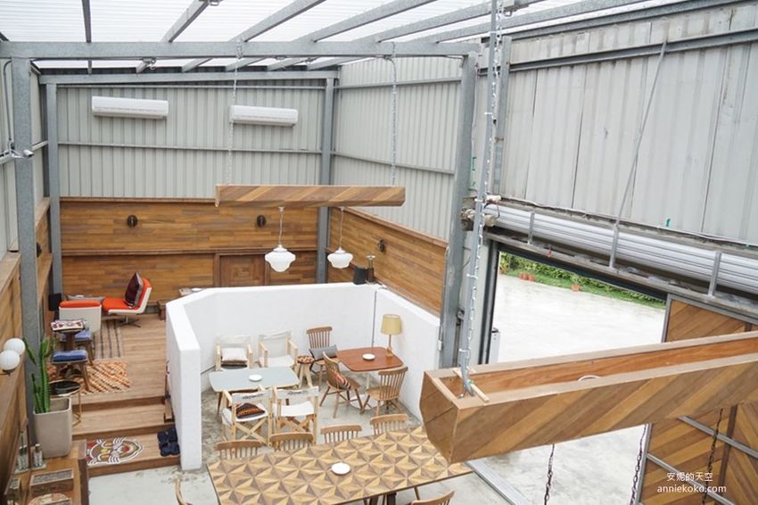 [新莊 純白系鐵皮屋 Poolpool美墨餐廳] 時尚異國情調X早午餐咖啡 超殺記憶體的夢幻場景! 附設酷炫溜滑板場 鄰近新北產業園區 - 安妮的天空