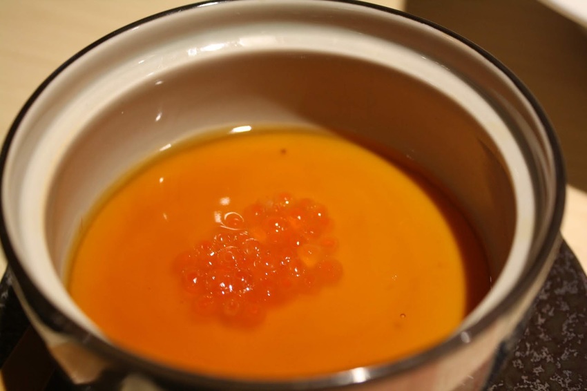 【台北松山區日式料理推薦】歐買尬海鮮串燒-金箔壽司與炙燒大干貝佐海膽蟹膏堡讓人捨不得吃掉~套餐選擇份量十足