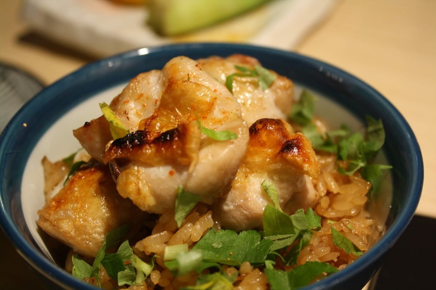 【台北松山區日式料理推薦】歐買尬海鮮串燒-金箔壽司與炙燒大干貝佐海膽蟹膏堡讓人捨不得吃掉~套餐選擇份量十足