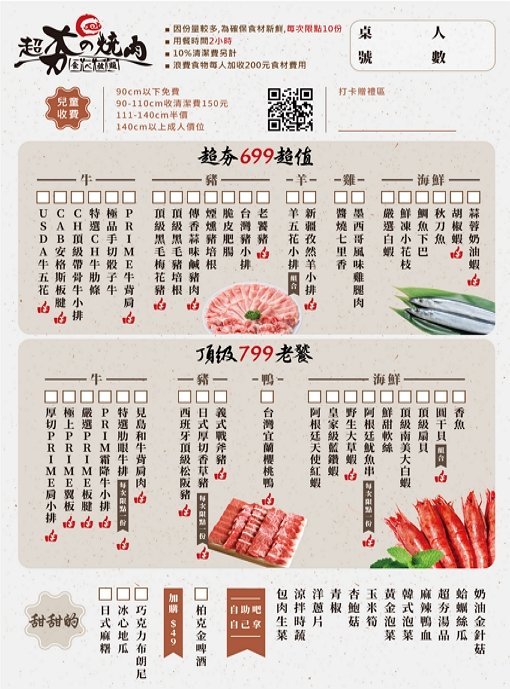 【桃園燒肉吃到飽】超夯の燒肉．超狂和牛、50種以上頂級食材吃到飽!