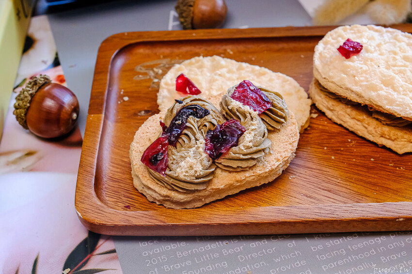 低調隱密法式甜點店,達克瓦茲專賣O.S.手作烘焙,一周只開三天,最新花茶達克瓦茲,融入花香茶韻~