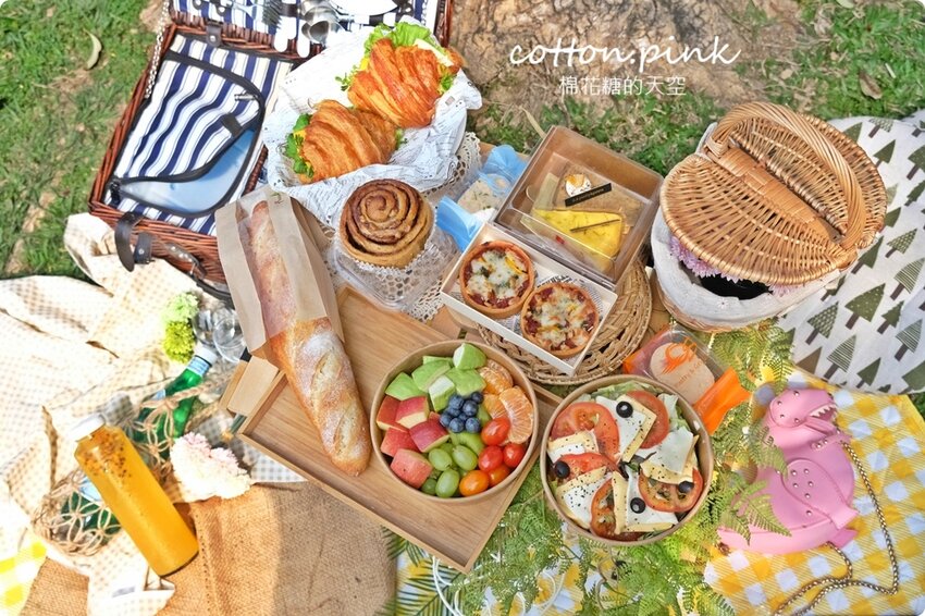 台中野餐外帶免自備提案～開胃菜到甜點完整野餐食物組合就在O.S.義式冰淇淋手作烘焙 - 棉花糖的天空