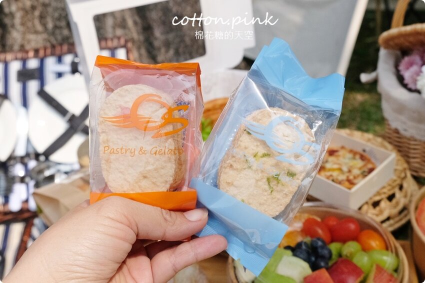 台中野餐外帶免自備提案～開胃菜到甜點完整野餐食物組合就在O.S.義式冰淇淋手作烘焙 - 棉花糖的天空