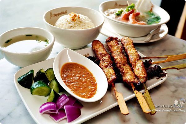 台中美食推薦 台中馬來西亞料理 海線美食 金爸爸菜單 台中 Mitsui Outlet Park 台中港 三井 papparich 台中馬來西亞料理 餐廳 海南雞飯 三色奶茶 榴槤蛋糕 沙嗲串燒DSC09517.JPG