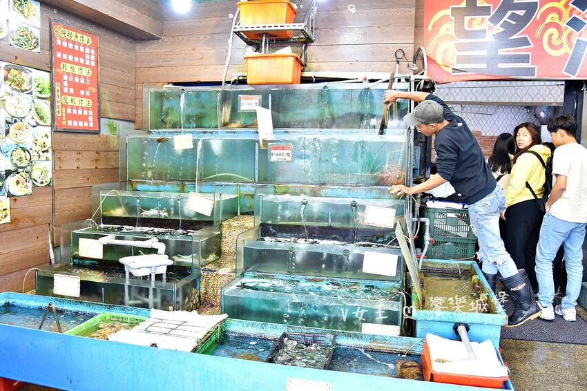 野柳望海亭海鮮餐廳｜超新鮮現撈活海鮮，活龍蝦一隻$680，現