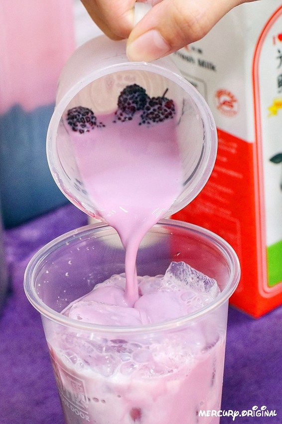 桑葚芝士厚奶蓋