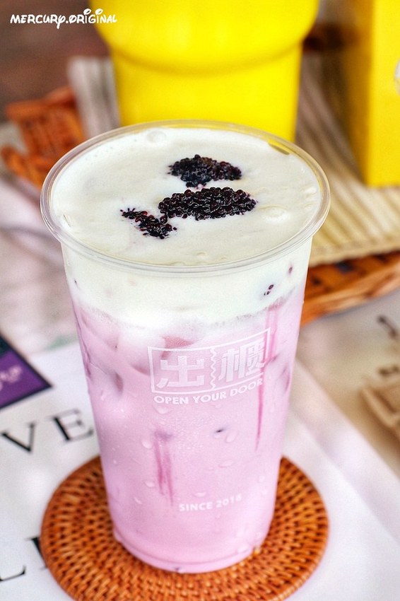 桑葚芝士厚奶蓋