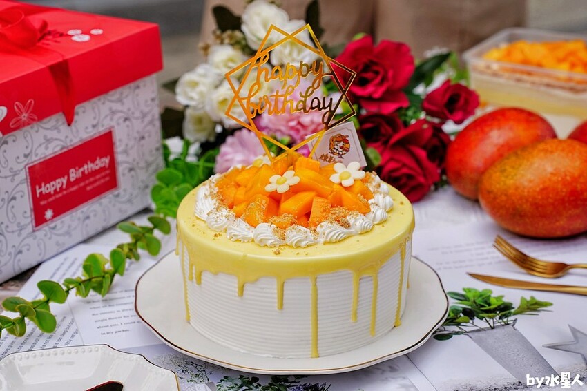 練勤堂 台中芒果寶盒蛋糕 沙鹿生日蛋糕