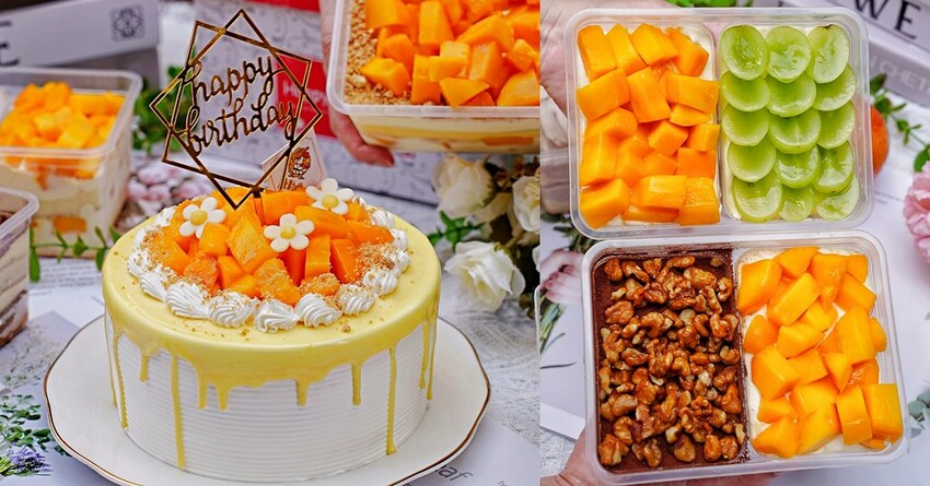 練勤堂 台中芒果寶盒蛋糕 沙鹿生日蛋糕