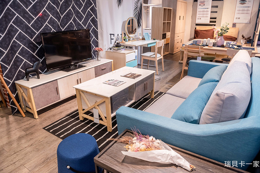 涼感布沙發 石面茶几(人造大理石和木心板).jpg