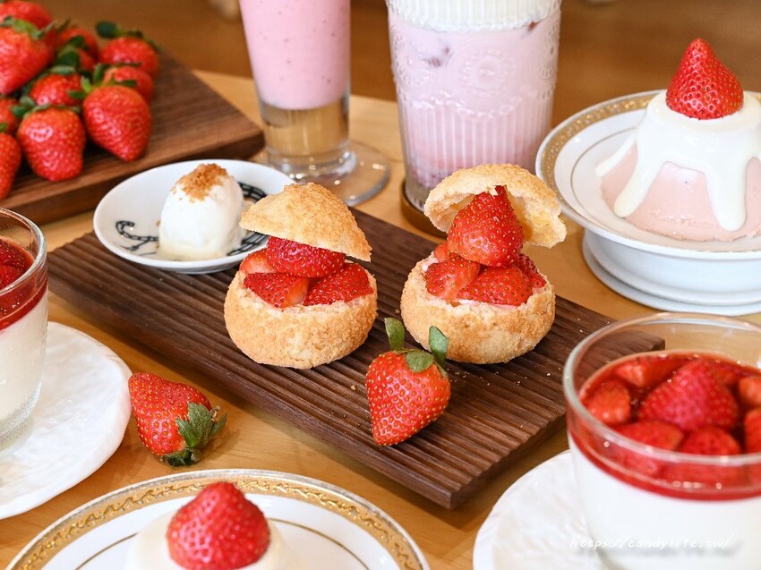 嵐山熟成牛かつ專売｜被甜點耽誤的人氣炸牛排店，絕美草莓甜點限時回歸，錯過再等一年 - 糖糖's 享食生活