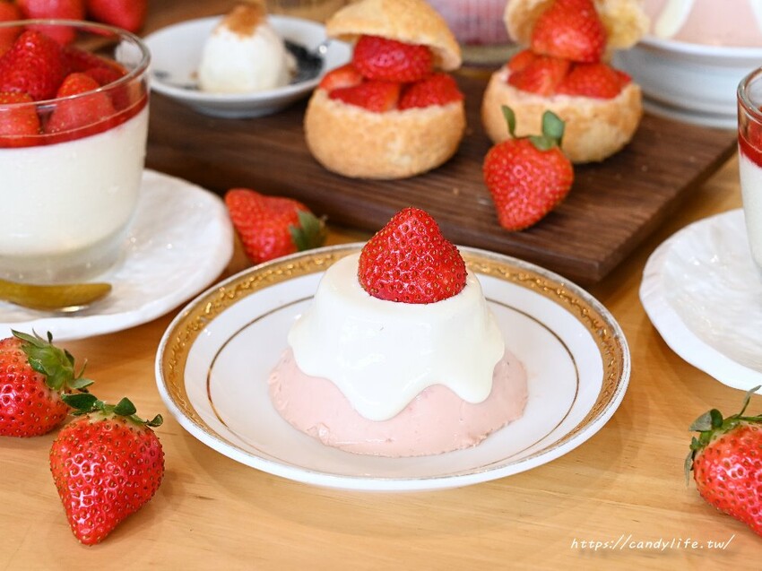 嵐山熟成牛かつ專売｜被甜點耽誤的人氣炸牛排店，絕美草莓甜點限時回歸，錯過再等一年 - 糖糖's 享食生活