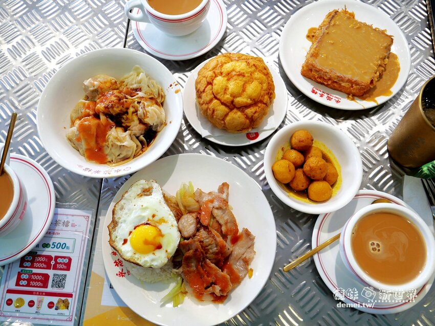 桃園市中壢區【永芯茶檔 茶餐廳】近內壢火車站&巷弄內隱藏美食│復刻懷舊港式冰果室│2022年搬新址後內用環境更大更舒適 - 德妹看新世界