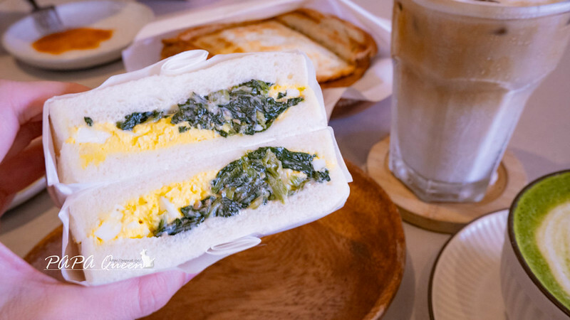 橫山三明治店！台中森林系早午餐推薦，招牌菠菜蛋沙拉三明治口感細緻棉柔