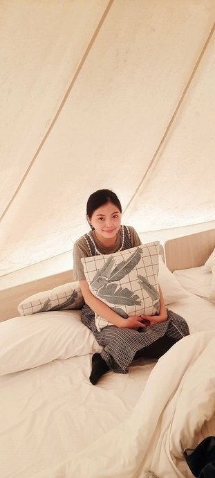 旅遊 ░   南部豪華型帳篷露營 - The Tale Of Butterfly 蝶舞澗 一泊二食， 1200多棵花旗木粉嫩登場