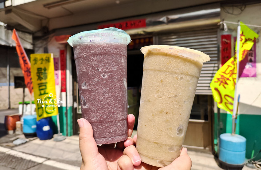台中大肚 新金發綠豆冰沙 檸檬 紅豆07
