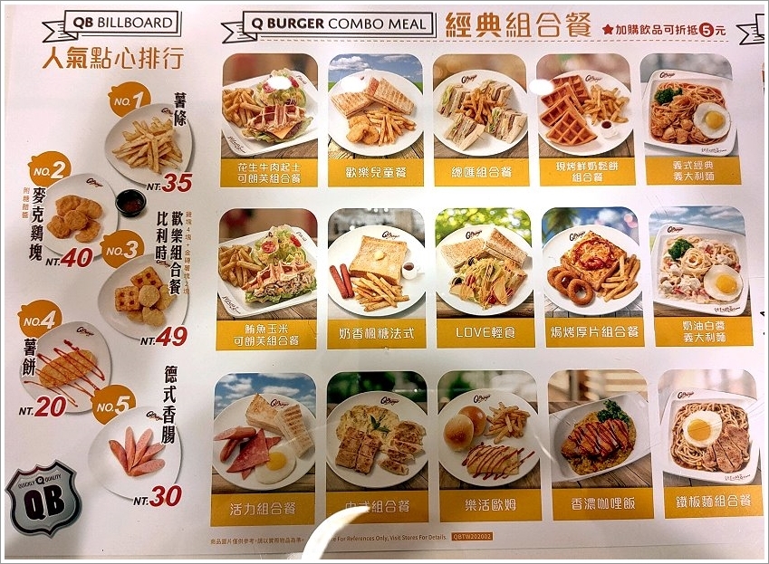 【桃園早午餐】Q Burger.美味韓式吐司,首爾起士歐姆蛋、春川乳酪辣雞!