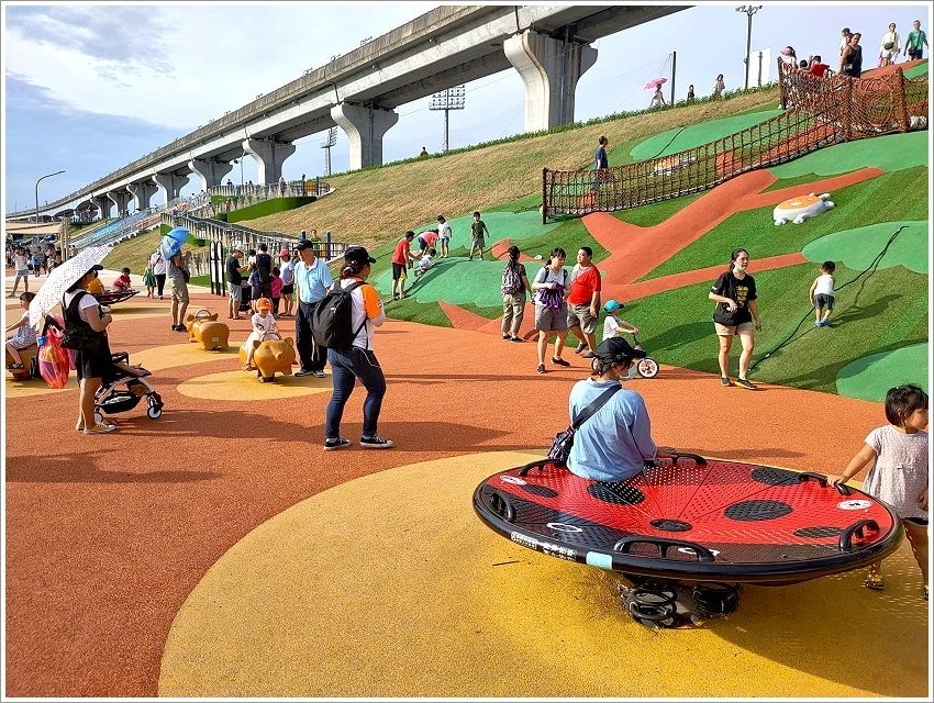 【新北大都會公園】熊猴森樂園．交通、停車資訊、設施攻略!