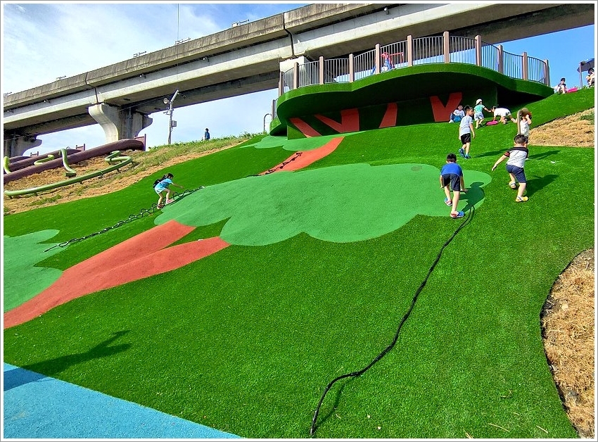 【新北大都會公園】熊猴森樂園．交通、停車資訊、設施攻略!