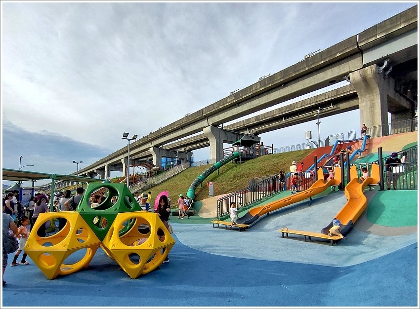 【新北大都會公園】熊猴森樂園．交通、停車資訊、設施攻略!