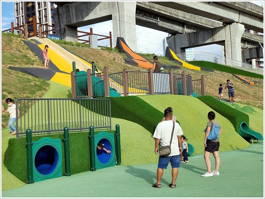 【新北大都會公園】熊猴森樂園．交通、停車資訊、設施攻略!