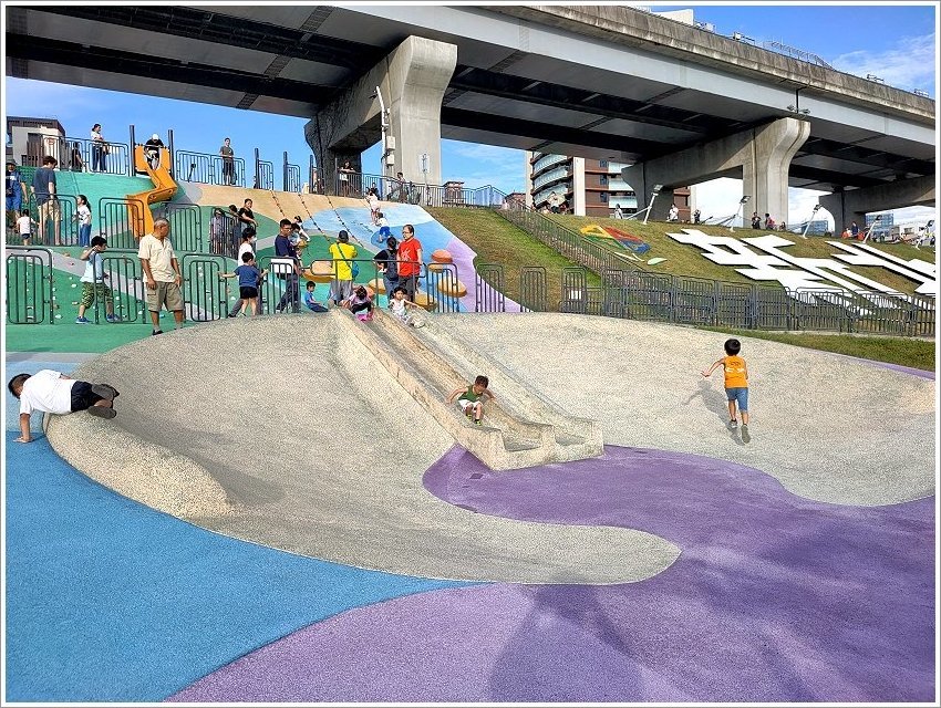 【新北大都會公園】熊猴森樂園．交通、停車資訊、設施攻略!