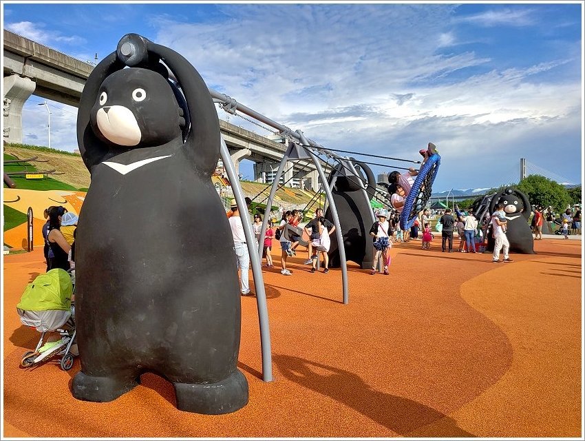【新北大都會公園】熊猴森樂園．交通、停車資訊、設施攻略!