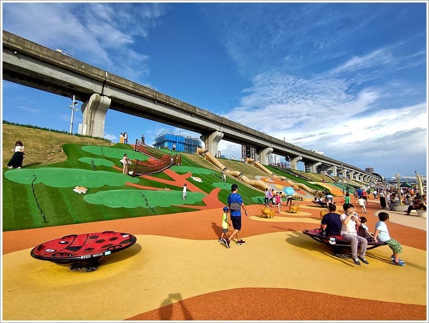 【新北大都會公園】熊猴森樂園．交通、停車資訊、設施攻略!