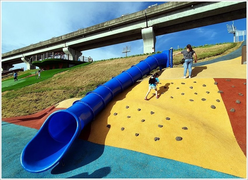 【新北大都會公園】熊猴森樂園．交通、停車資訊、設施攻略!