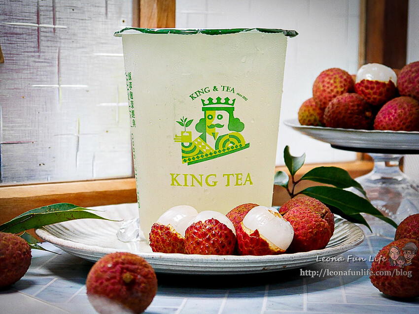 荔枝手搖飲胖胖杯暢飲好消暑!國王的茶新品上市-貴妃荔枝紅茶/烏龍/冰茶果香四溢,喝得到果肉的好味道|台中