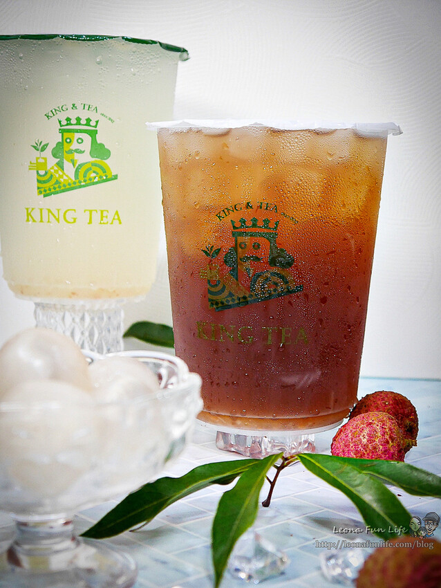 荔枝手搖飲胖胖杯暢飲好消暑!國王的茶新品上市-貴妃荔枝紅茶/烏龍/冰茶果香四溢,喝得到果肉的好味道|台中
