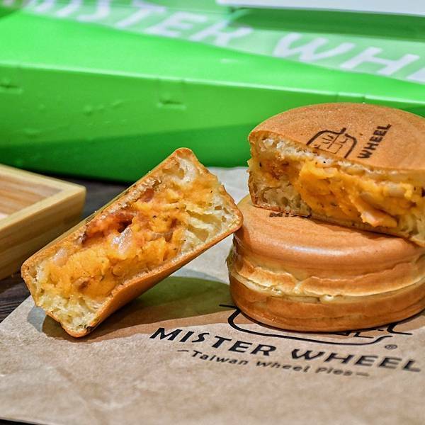 【台北中山】不貳光車輪餅 Mister Wheel,多達10種口味車輪餅,客製化logo車輪餅,台北下午茶推薦,融合傳統創新,台北車輪餅推薦