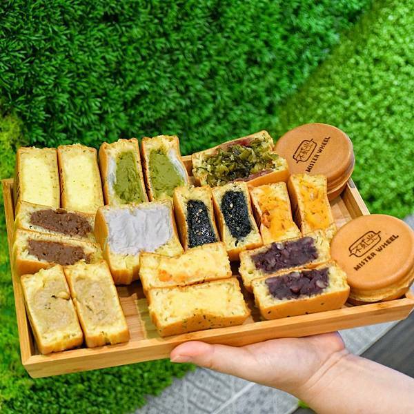 【台北中山】不貳光車輪餅 Mister Wheel,多達10種口味車輪餅,客製化logo車輪餅,台北下午茶推薦,融合傳統創新,台北車輪餅推薦