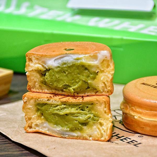 【台北中山】不貳光車輪餅 Mister Wheel,多達10種口味車輪餅,客製化logo車輪餅,台北下午茶推薦,融合傳統創新,台北車輪餅推薦