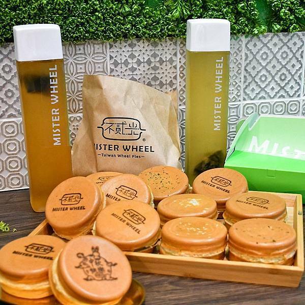 【台北中山】不貳光車輪餅 Mister Wheel,多達10種口味車輪餅,客製化logo車輪餅,台北下午茶推薦,融合傳統創新,台北車輪餅推薦