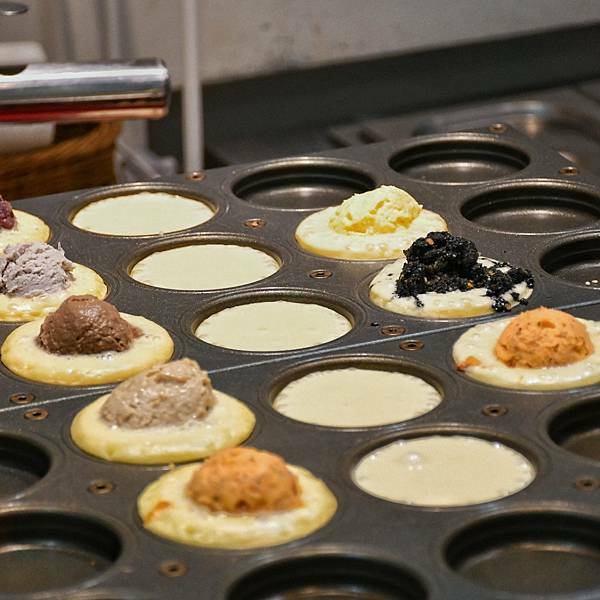 【台北中山】不貳光車輪餅 Mister Wheel,多達10種口味車輪餅,客製化logo車輪餅,台北下午茶推薦,融合傳統創新,台北車輪餅推薦