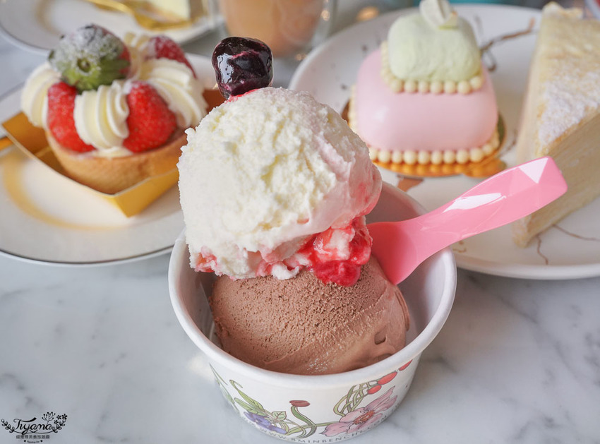 台南下午茶,名坂奇夏威夷豆塔 工作室升級為夢幻美平價甜點店!! @緹雅瑪 美食旅遊趣