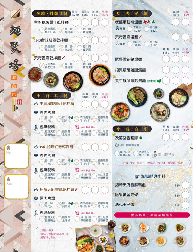 【台南美食】精隨集結在一碗麵中｜碳佐麻里隔壁麵食館｜乾拌麵食套餐｜招牌老薑軍牛肉麵~~麵聚場-府前店 - 南人幫