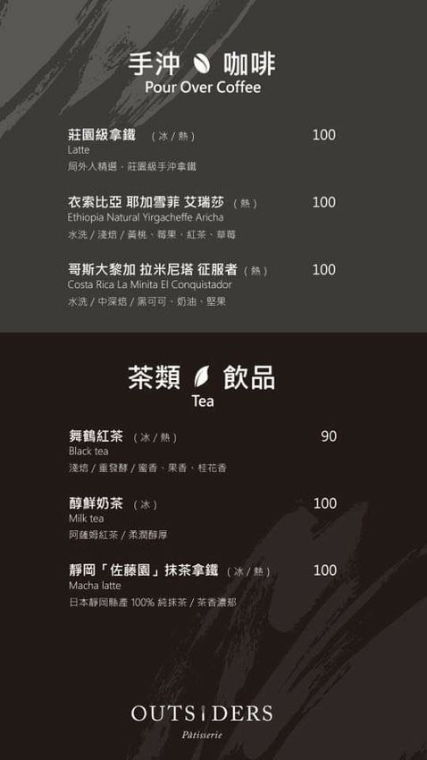 桃園中壢美食-局外人 Outsiders 甜點/塔類專賣-小攤車甜點轉戰店面,一週只賣三天而已哦 @民宿女王芽月-美食.旅遊.全台趴趴走