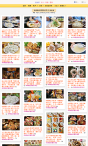 海綿飽飽的鳳梨城堡的美食牆