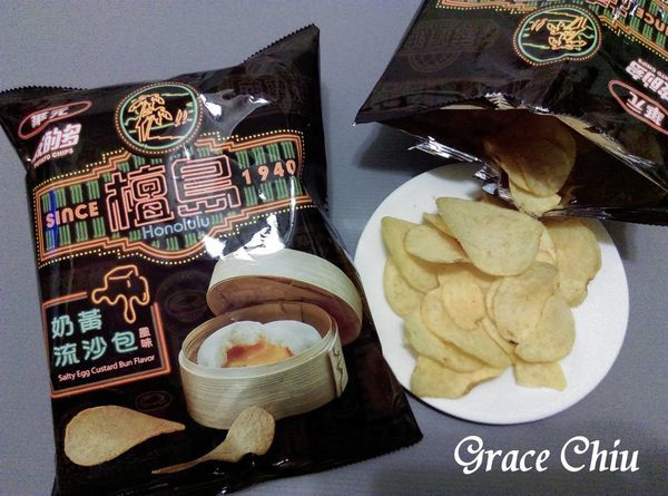 檀島奶皇流沙包風味洋芋片 檀島極品蛋撻風味夾心曲奇 鹹蛋黃洋芋片 全聯專賣 全聯獨賣