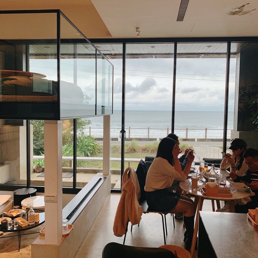 滿山望海｜宜蘭頭城大坑｜遠眺龜山島  網美打卡無敵海景餐廳