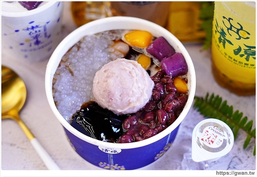 台中少見仙草沙在這裡!近期還有芋頭沙西米露買一送一