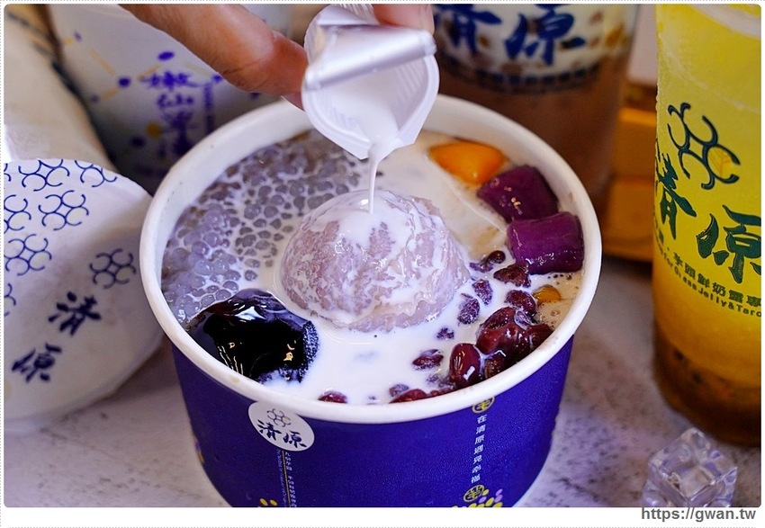 台中少見仙草沙在這裡!近期還有芋頭沙西米露買一送一