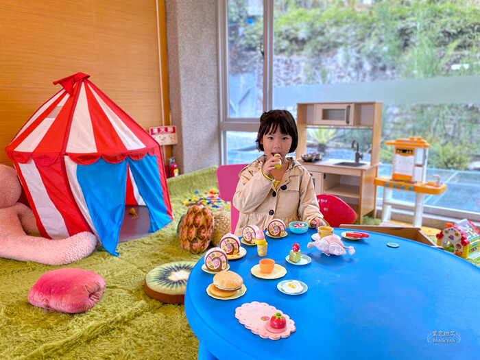 台中日光溫泉會館》房內美人湯池,湯湯屋大眾泡湯池、兒童遊戲室、陽光花園夜晚變星空夜吧