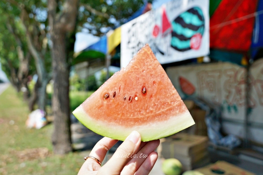 【花蓮】阿強西瓜 二代瓜農 自產自銷 來去台九線買西瓜！夏天就是要吃西瓜！ - 水晶安蹄 不務正業過生活