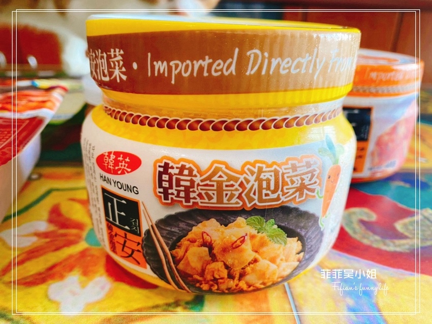 韓國食品分享 正安泡菜系列 辣醃小章魚 魚板 辣炒年糕
