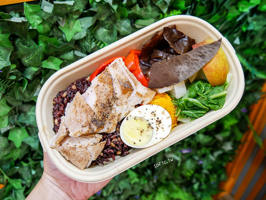 新店健康餐盒推薦》楽坡Bon Box新店新豐店●楽坡新開幕!雞胸加厚加大! 平價低卡大份量舒浮便當 - 軟西，遊記