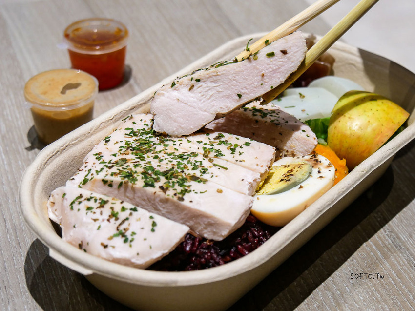 新店健康餐盒推薦》楽坡Bon Box新店新豐店●楽坡新開幕!雞胸加厚加大! 平價低卡大份量舒浮便當 - 軟西，遊記
