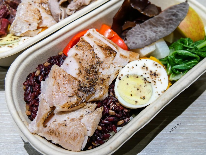 新店健康餐盒推薦》楽坡Bon Box新店新豐店●楽坡新開幕!雞胸加厚加大! 平價低卡大份量舒浮便當 - 軟西，遊記